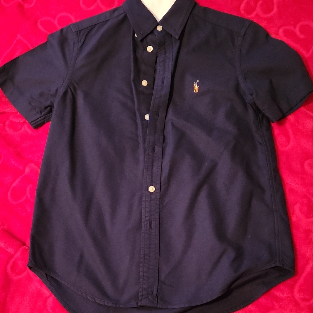 Ralph Lauren Dark Blue Casual Button Down Shirt